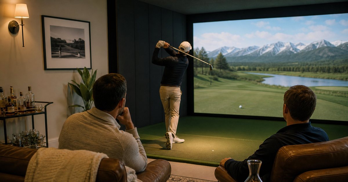 Which simulation software features actually matter for a serious home golf bay?